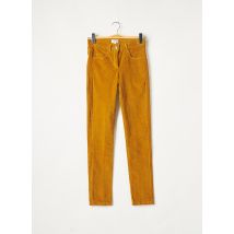 HARTFORD - Pantalon 7/8 jaune en coton pour femme - Taille 36 - Modz