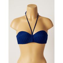 LOU - Haut de maillot de bain bleu en polyamide pour femme - Taille 90B - Modz