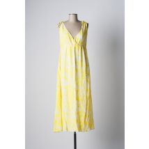 SWILDENS - Robe longue jaune en coton pour femme - Taille 38 - Modz
