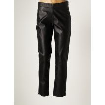 SIGNE NATURE - Pantalon droit noir en polyurethane pour femme - Taille 40 - Modz
