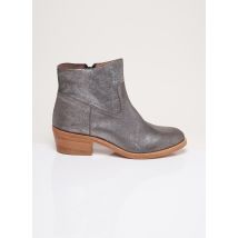 BENSIMON - Bottines/Boots gris en cuir pour femme - Taille 36 - Modz