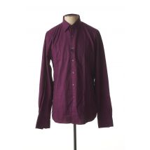 MICHAEL KORS - Chemise manches longues violet en coton pour homme - Taille M - Modz