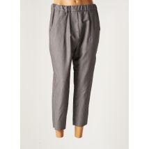IMPERIAL - Pantalon 7/8 gris en polyester pour femme - Taille 38 - Modz