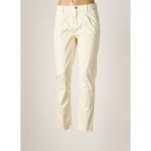 INDIES - Pantalon chino beige en coton pour femme - Taille 38 - Modz