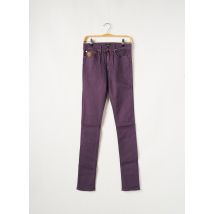 APRIL 77 - Jeans coupe slim violet en coton pour femme - Taille W29 - Modz