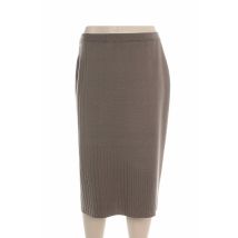 PAUPORTÉ - Jupe mi-longue beige en acrylique pour femme - Taille 40 - Modz