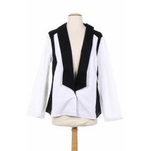 COLEEN BOW - Veste casual blanc en coton pour femme - Taille 38 - Modz