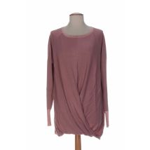 COLEEN BOW - Tunique manches longues rose en viscose pour femme - Taille 44 - Modz