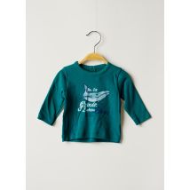 PETIT BATEAU - T-shirt bleu en coton pour garçon - Taille 3 M - Modz