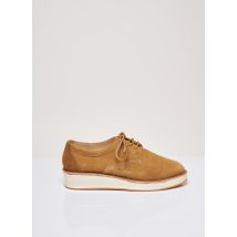 SCHMOOVE - Derbies marron en cuir pour femme - Taille 37 - Modz