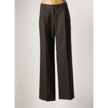 MOSCHINO - Pantalon large marron en laine pour femme - Taille 40 - Modz