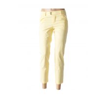 LES P'TITES BOMBES - Pantalon 7/8 jaune en coton pour femme - Taille 44 - Modz