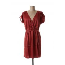 LES P'TITES BOMBES - Robe mi-longue rouge en polyester pour femme - Taille 40 - Modz