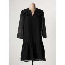 ONE STEP - Robe mi-longue noir en polyester pour femme - Taille 36 - Modz