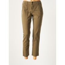REIKO - Pantalon 7/8 vert en coton pour femme - Taille W29 - Modz