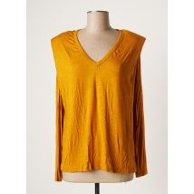 AN' GE - T-shirt jaune en viscose pour femme - Taille TU - Modz