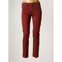 PAKO LITTO - Pantalon chino marron en coton pour femme - Taille 38 - Modz