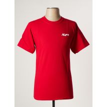HUF - T-shirt rouge en coton pour homme - Taille S - Modz