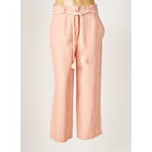 LOUISE MISHA - Pantalon droit rose en lin pour femme - Taille 34 - Modz