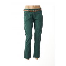 MINSK - Pantalon chino vert en coton pour femme - Taille 42 - Modz