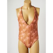 WILD - Maillot de bain 1 pièce marron en polyamide pour femme - Taille 40 - Modz