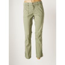 DOLCEZZA - Pantalon slim vert en lyocell pour femme - Taille 44 - Modz