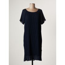 SIGNATURE - Robe mi-longue bleu en polyester pour femme - Taille 44 - Modz