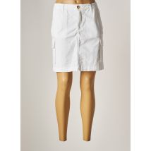 EMMA & ROCK - Jupe courte blanc en coton pour femme - Taille 46 - Modz