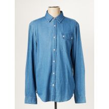 MUSTANG - Chemise manches longues bleu en coton pour homme - Taille M - Modz