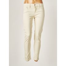 DESGASTE - Pantalon slim beige en coton pour femme - Taille 40 - Modz