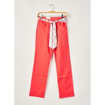 PARA MI - Pantalon slim rouge en coton pour femme - Taille W34 L30 - Modz