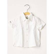 JEAN BOURGET - Chemise manches courtes blanc en lin pour garçon - Taille 9 M - Modz