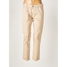 ACQUAVERDE - Pantalon 7/8 beige en coton pour femme - Taille W27 L28 - Modz