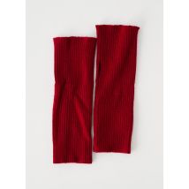 PAULE KA - Mitaines rouge en laine pour femme - Taille TU - Modz