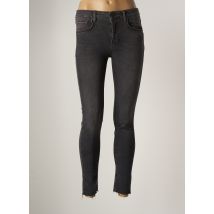 REIKO - Jeans skinny gris en coton pour femme - Taille W24 - Modz