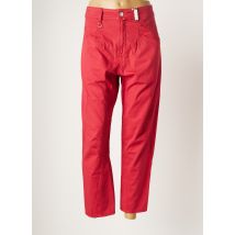 HIGH - Pantalon droit rouge en coton pour femme - Taille 42 - Modz