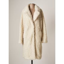 OUI - Manteau long beige en polyester pour femme - Taille 40 - Modz