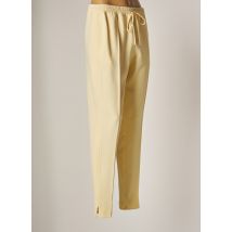 SPORTMAX - Pantalon droit jaune en polyester pour femme - Taille 34 - Modz