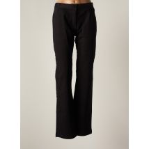 LE PETIT BAIGNEUR - Pantalon droit noir en coton pour femme - Taille 46 - Modz