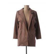 MADO'S SISTER - Manteau long marron en polyester pour femme - Taille 38 - Modz