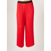 I.CODE (By IKKS) - Pantalon large rouge en polyester pour femme - Taille 38 - Modz