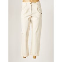GARCIA - Pantalon 7/8 beige en coton pour femme - Taille 40 - Modz