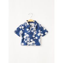 PETIT BATEAU - Chemise manches courtes bleu en coton pour garçon - Taille 12 M - Modz