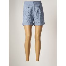 GRACE & MILA - Short bleu en coton pour femme - Taille 36 - Modz