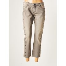 BERENICE - Pantalon 7/8 gris en coton pour femme - Taille 38 - Modz