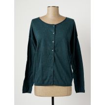 MARIE-SIXTINE - Gilet manches longues vert en coton pour femme - Taille 34 - Modz