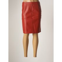 VILA - Jupe mi-longue marron en polyester pour femme - Taille 40 - Modz