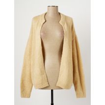 DES PETITS HAUTS - Gilet manches longues beige en mohair pour femme - Taille 38 - Modz