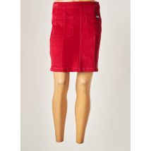LEE COOPER - Jupe courte rouge en coton pour femme - Taille 36 - Modz