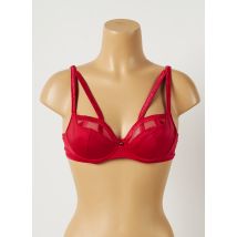 LOUISA BRACQ - Soutien-gorge rouge en polyamide pour femme - Taille 85B - Modz